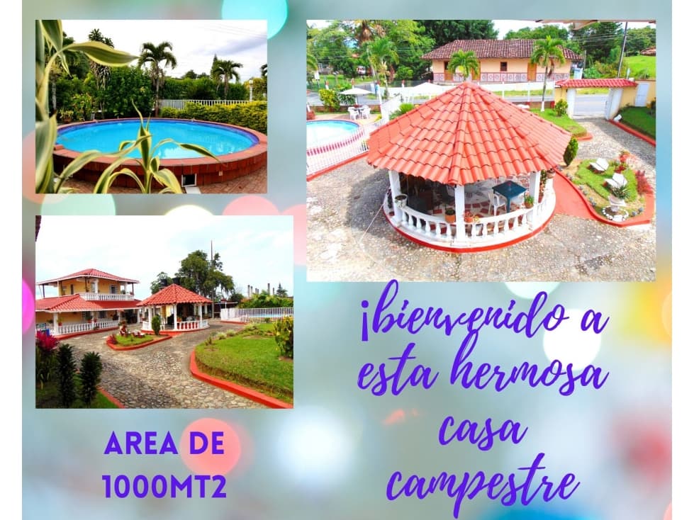 CASA CAMPESTRE PARA LA RENTA, MENSUAL HERMOSA 9467 - 1