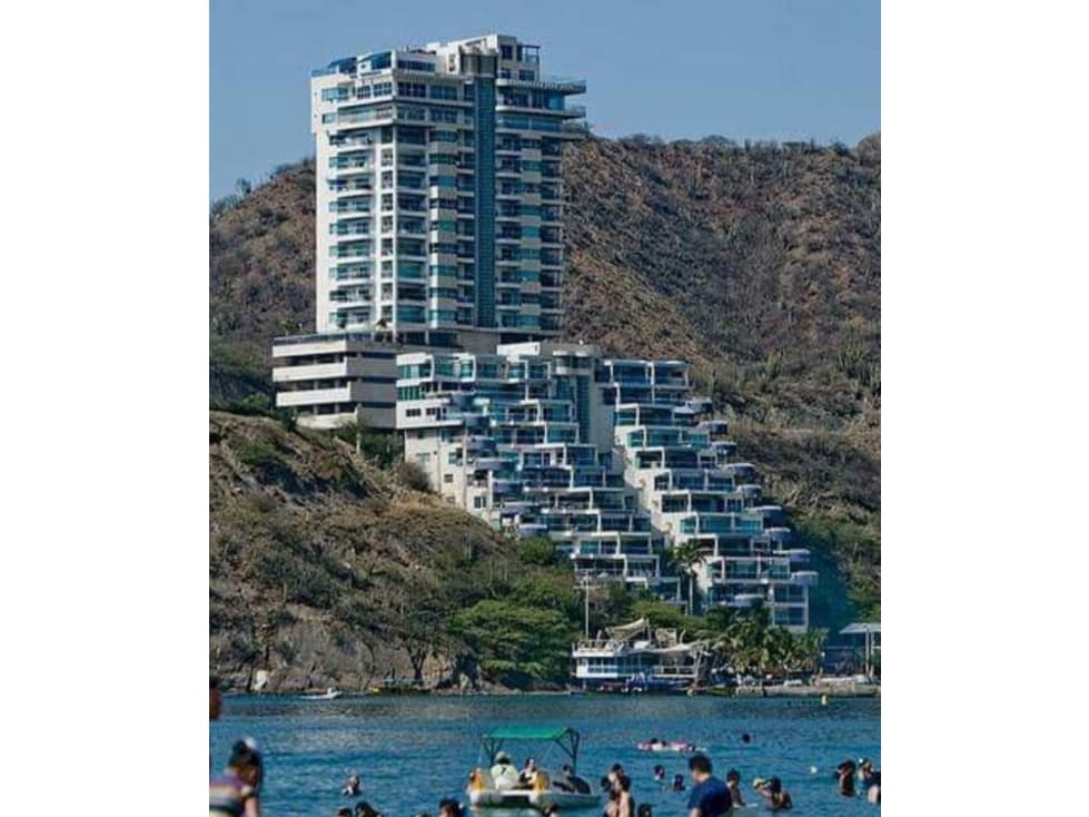 RENTA APARTAESTUDIO AMOBLADO VISTA AL MAR RODADERO - 1