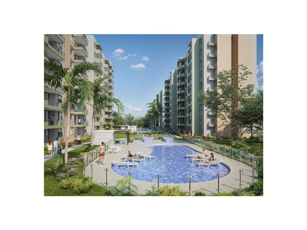 VENDO APARTAMENTO HACIENDA PEÑALISA 60 M2 $260 MM - 1