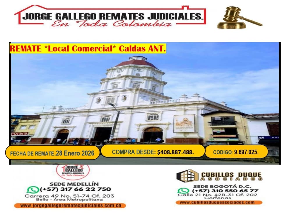 Remate *Local Comercial*Caldas - 1