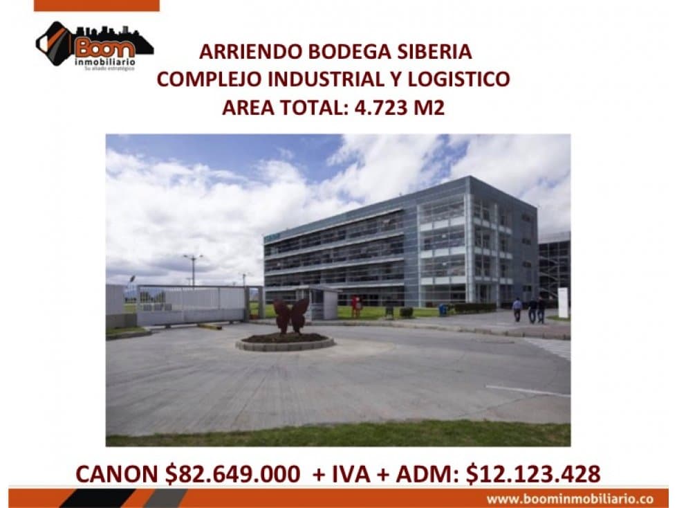 ARRIENDO BODEGA SIBERIA 4.723 M2 - 1