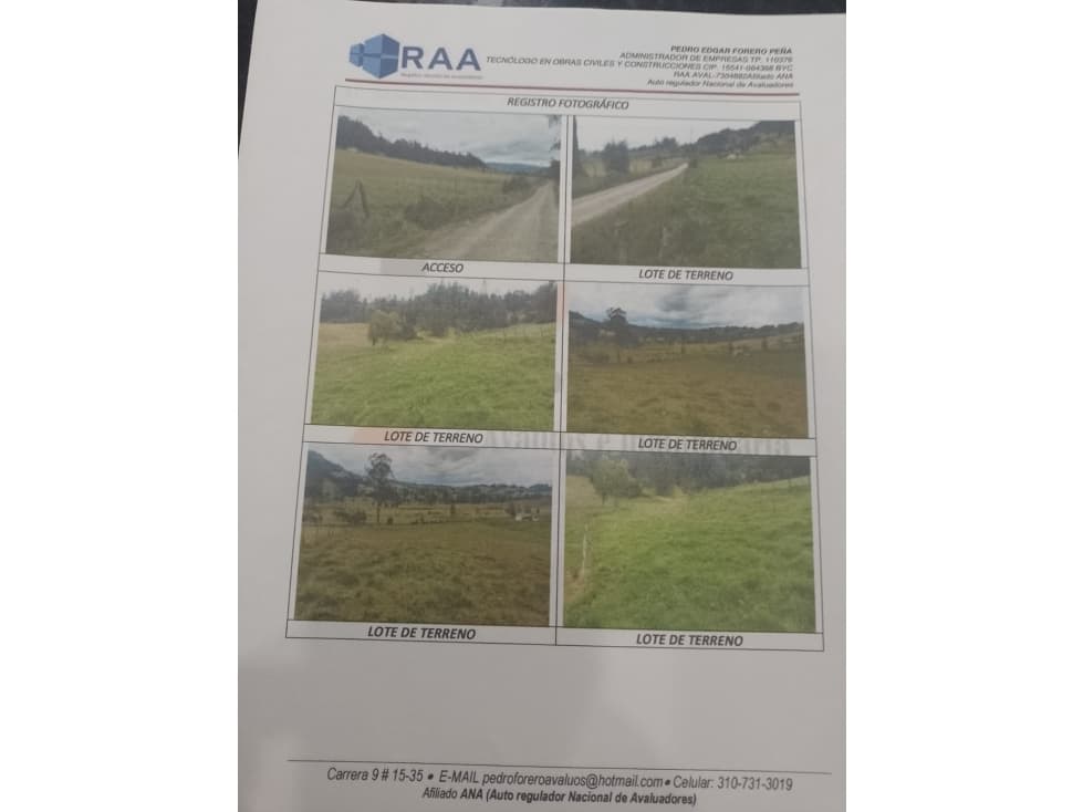 VENTA LOTE TERRENO EN CHIQUINQUIRA ,BOYACA - 1