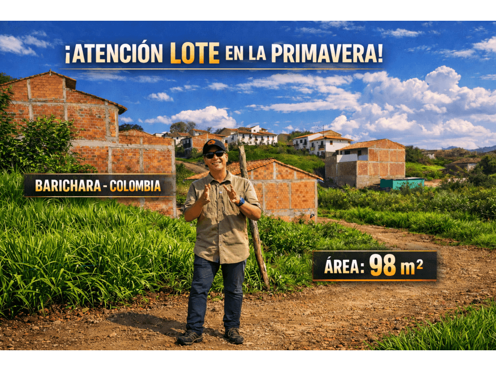 Vendo Lote Barichara La Primavera - 1