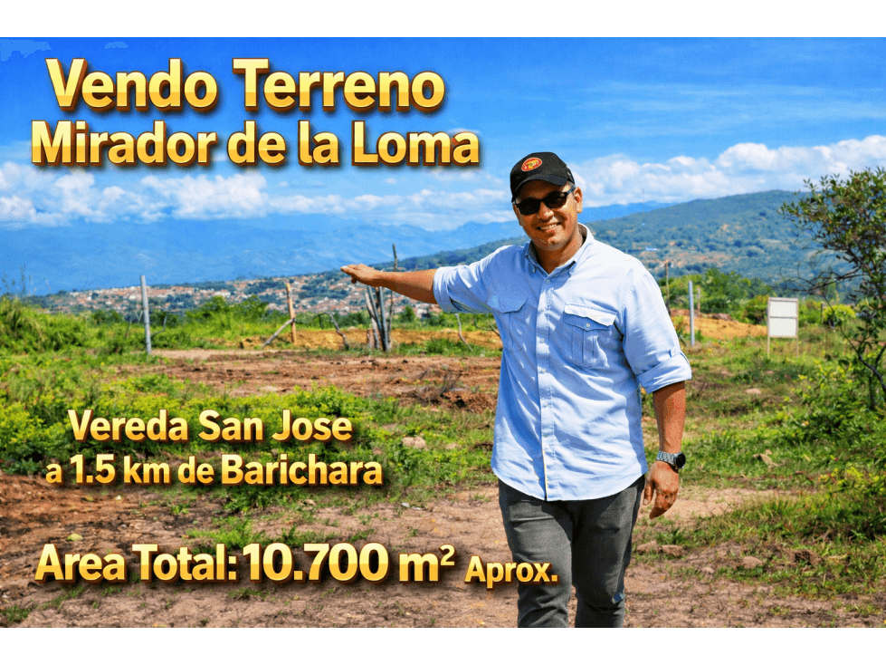 Vendo Parcela Barichara Vereda san jose a solo 1.5 km del pueblo - 1