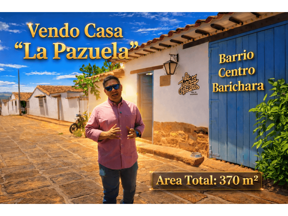 Vendo Casa Barichara Sector Centro La Plazuela - 1