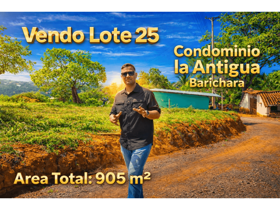 Vendo Parcela Barichara Condominio la antigua Lote 25 - 1