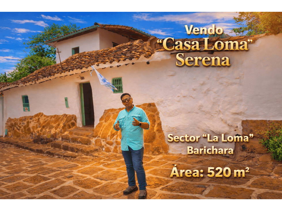 Vendo Casa Barichara Sector la Loma casa Loma Serena - 1