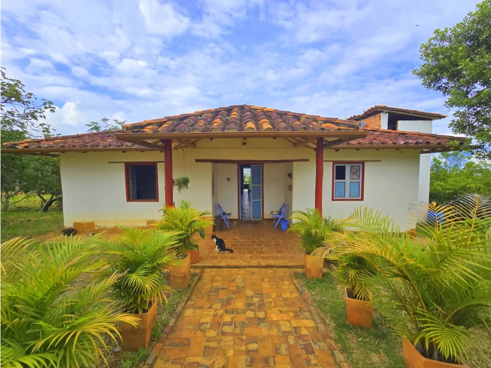 Vendo Casa Campestre Barichara Vereda Llano Casona Azul - 1