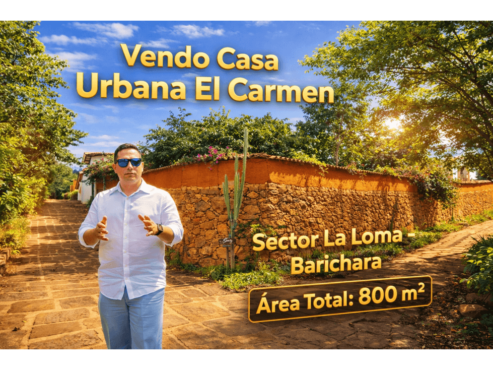 Vendo Casa Barichara Sector la Loma El carmen - 1