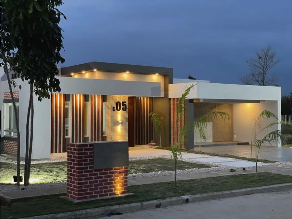 VENDE CASA SOBRE PLANOS EN CONJUNTO CAMPESTRE CERCA DE MONTERIA - 1