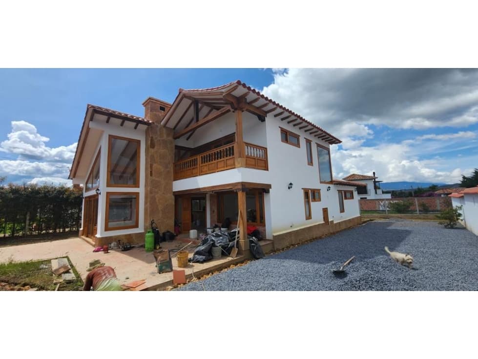 VENDO CASA BARRIO LA PALMA - VILLA DE LEYVA - 1