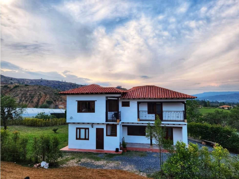 VENDO CASA CAMPESTRE VEREDA ESPINAL - SÁCHICA - URGEME - 1