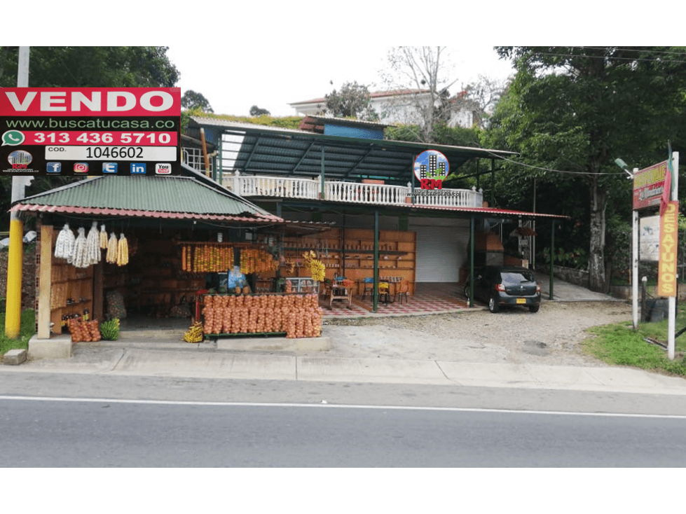 Vendo Finca-Hotel,salón de eventos san francisco - 1