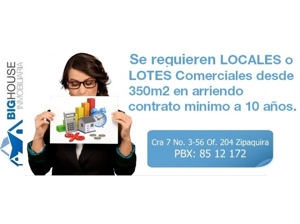 Requerimos locales o lotes comerciales en arriendo - 1
