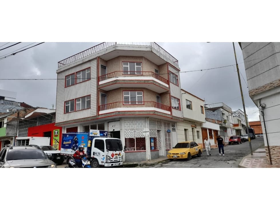 VENDO EDIFICIO CON LOCAL ESQUINERO 3 NIVELES Y TERRAZA EN CALARCÁ Q. - 1