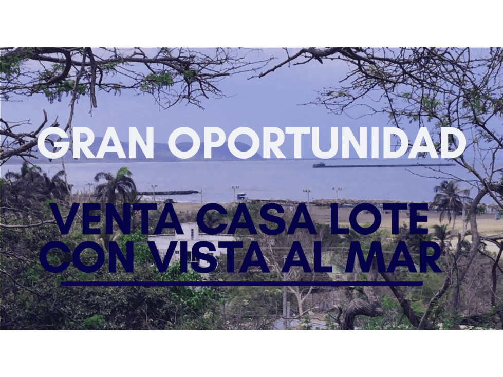 Venta de Casa Lote con Vista al Mar - en Pradomar - Puerto Colombia - 1