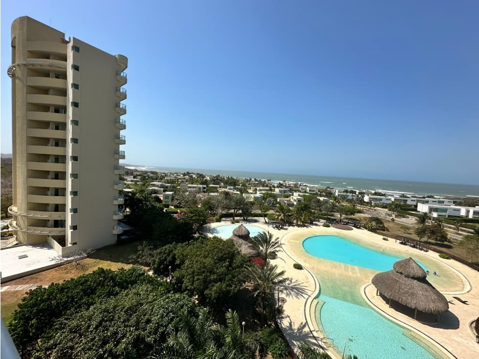 VENDO APARTAMENTO AMOBLADO EN AGUAMARINA BEACH RESORT - 1