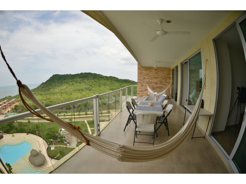 VENDO APARTAMENTO AMOBLADO EN AGUAMARINA BEACH RESORT - 1