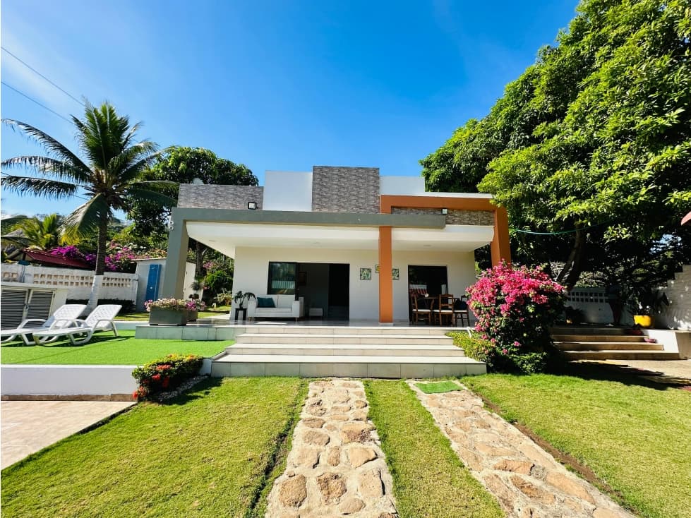 VENDO CABAÑA AMOBLADA CERCA DE PALMARITO, JUAN DE ACOSTA - 1