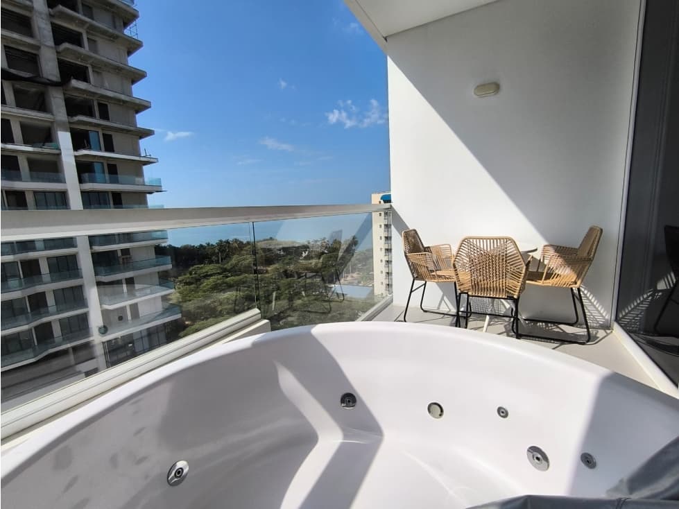 VENTA DE APARTASUITE CON JACUZZI AMOBLA BELLO HORIZONTE (USO TURISMO) - 1