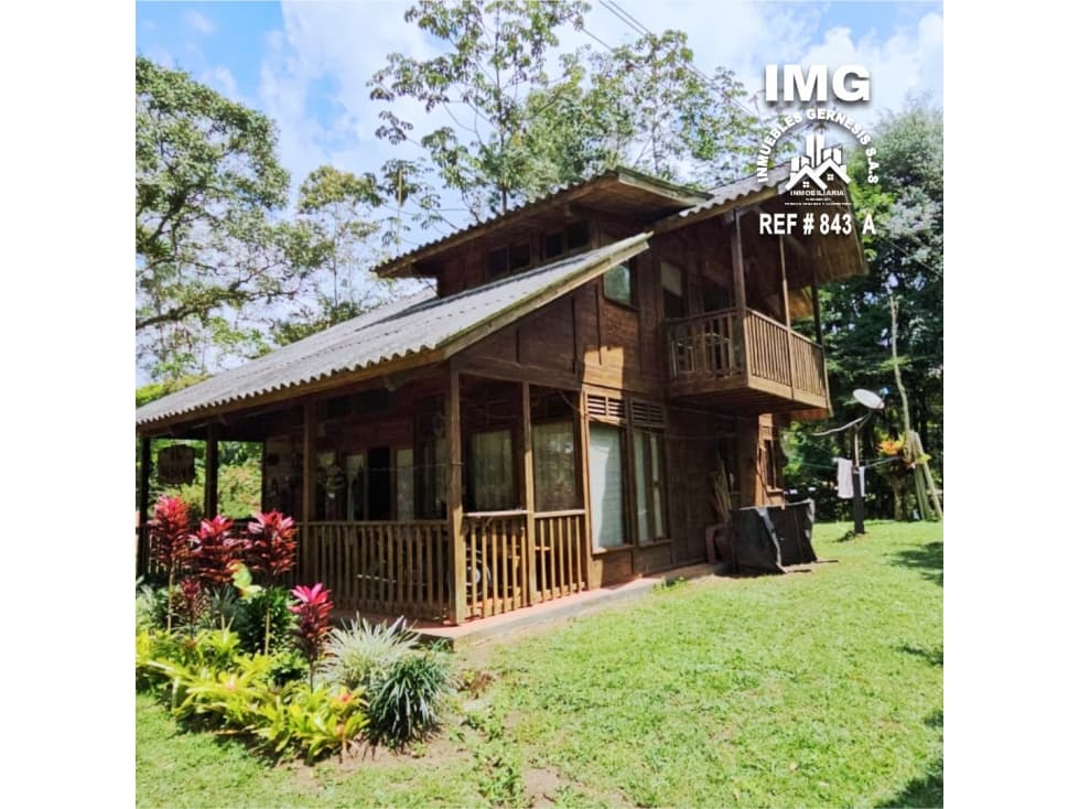 ref 843a vendo casa campestre en la ventura-la cumbre valle - 1