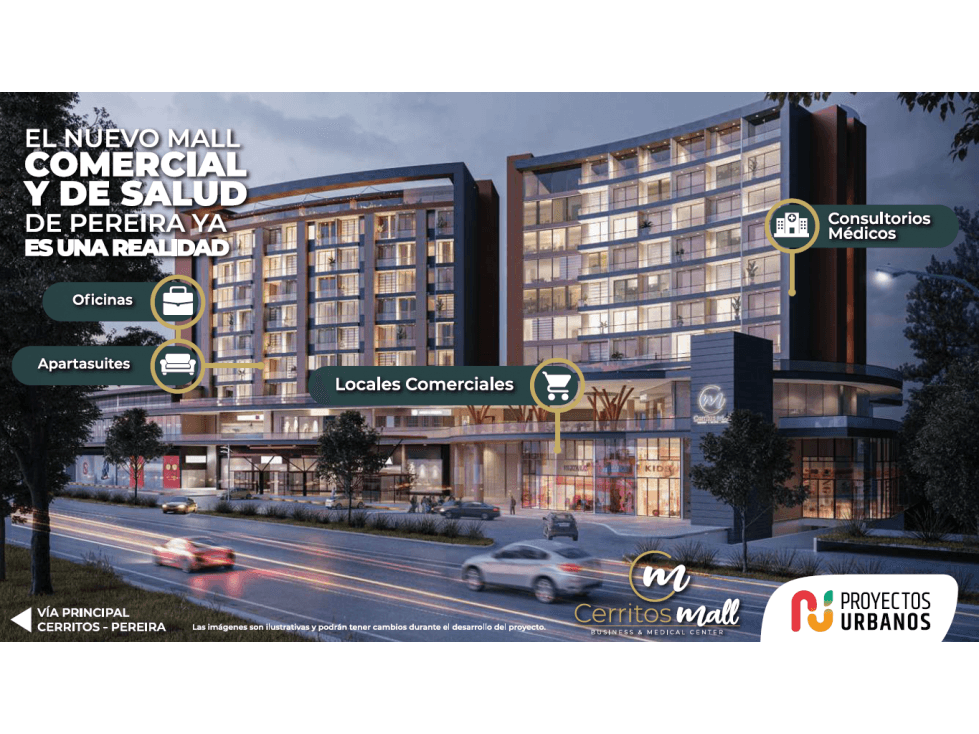 Oficinas en Cerritos Mall, Pereira - 1