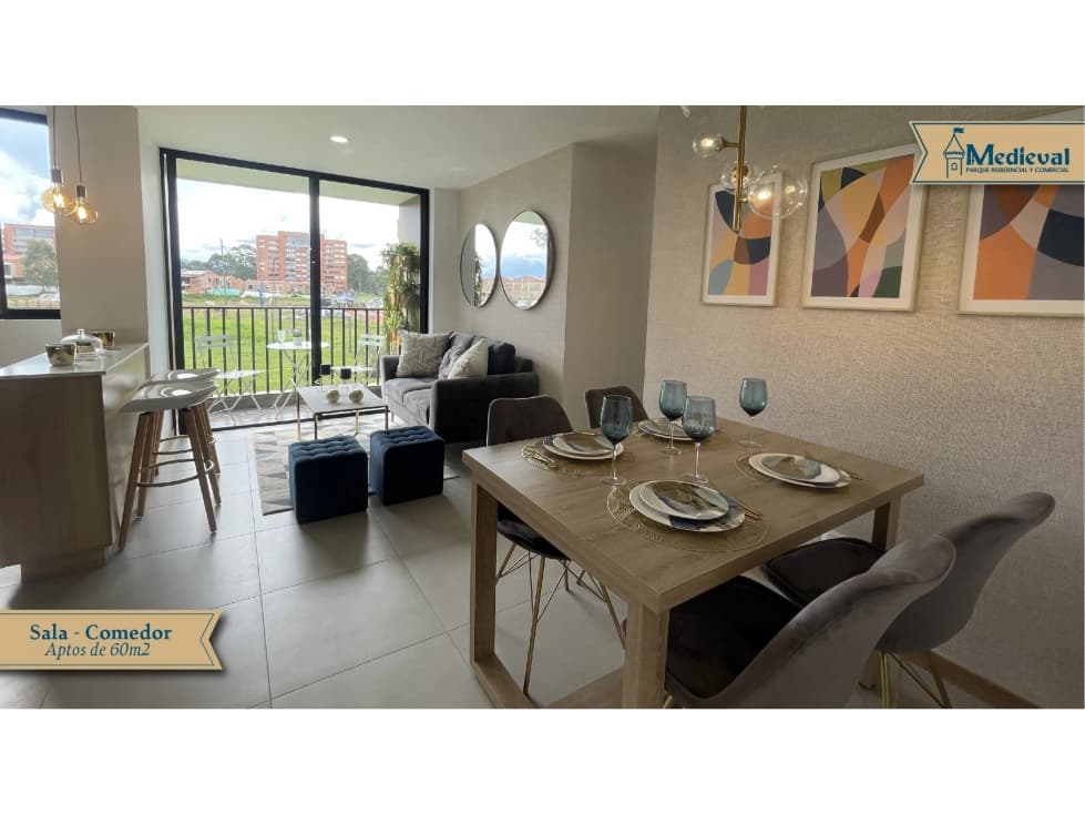 Venta apto Rionegro San Antonio de Pereira-Medieval Parque Residencial - 1