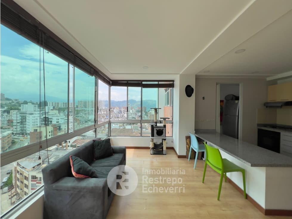 Apartaestudio dúplex en arriendo, barrio Palermo, Manizales - 1