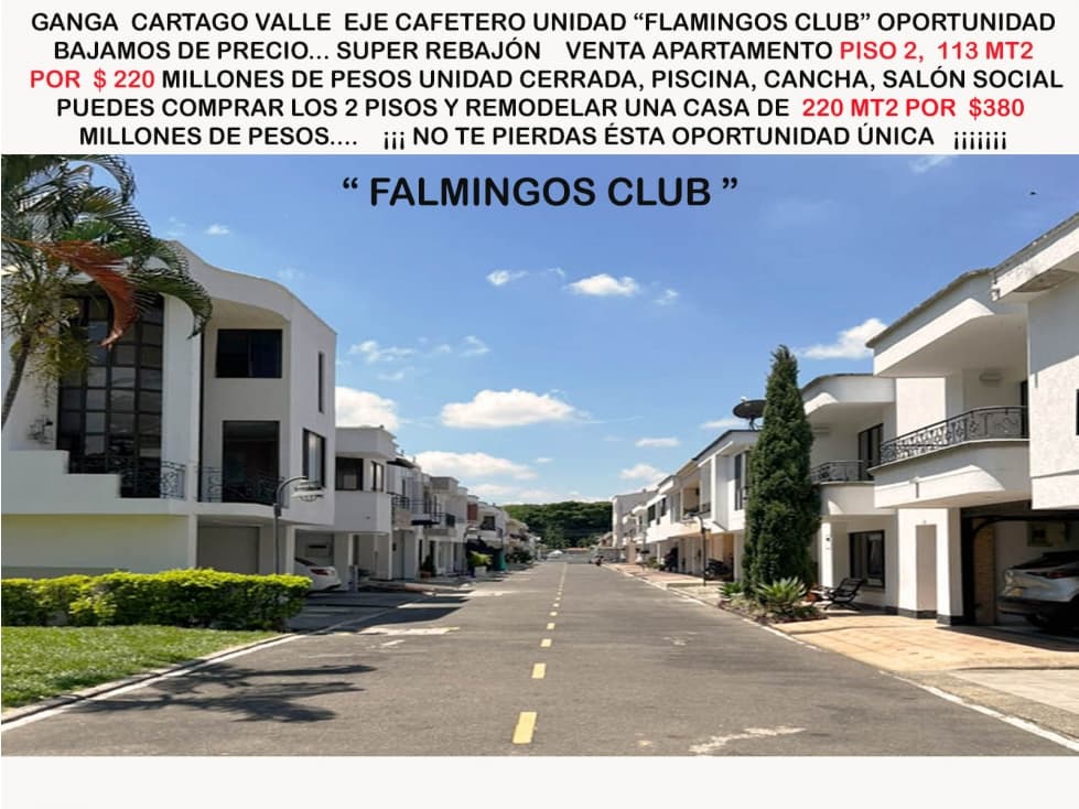 Venta apartamento Cartago valle Pereira cafetero ganga extranjeros - 1