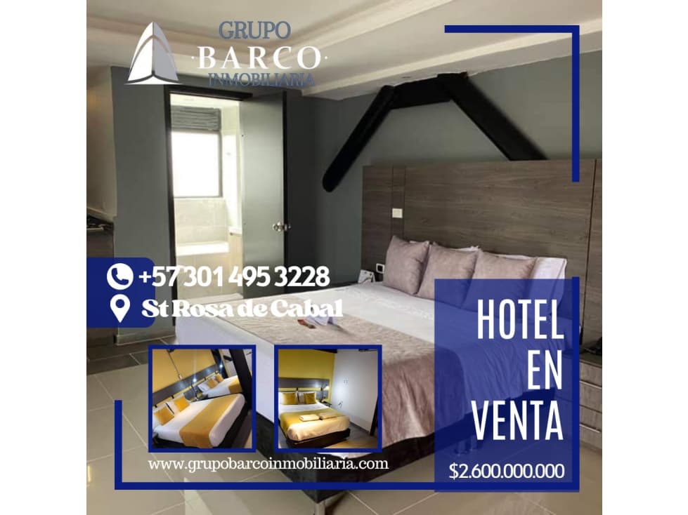 EN VENTA HOTEL EN SANTA ROSA DE CABAL - 1
