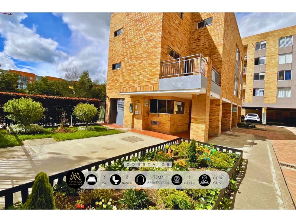 APARTAMENTO PARA LA VENTA EN CHÍA, CUNDINAMARCA. - 1