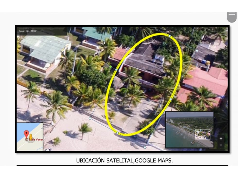 VENTA LOTE CON CASA AL FRENTE DEL MAR, COVEÑAS SUCRE - 1