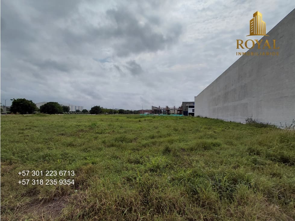 GALAPA ATLANTICO COLOMBIA VENTA 5 LOTES EN ZONA FRANCA 8.567 METROS - 1