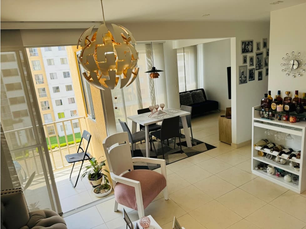 se vende apartamento 5to piso, cond. San Marino, Jamundi. W9761874JE - 1