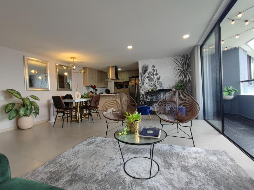 ARRIENDO APARTAMENTO AMOBLADO EN EL POBLADO SECTOR PALMAS - 1