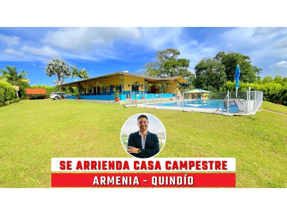 SE ARRIENDA CASA CAMPESTRE EN ARMENIA, QUINDÍO, COLOMBIA - 1