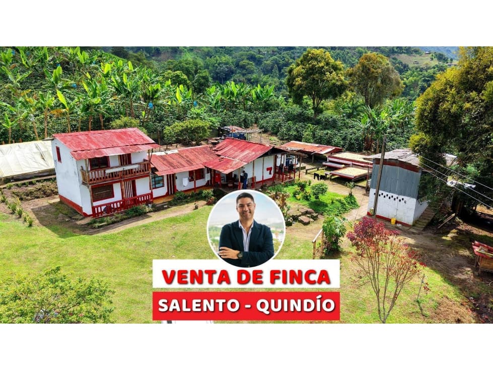 VENTA DE FINCA EN SALENTO, QUINDÍO, COLOMBIA - 1