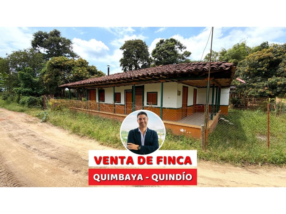 VENTA DE FINCA EN QUIMBAYA, QUINDÍO, COLOMBIA - 1