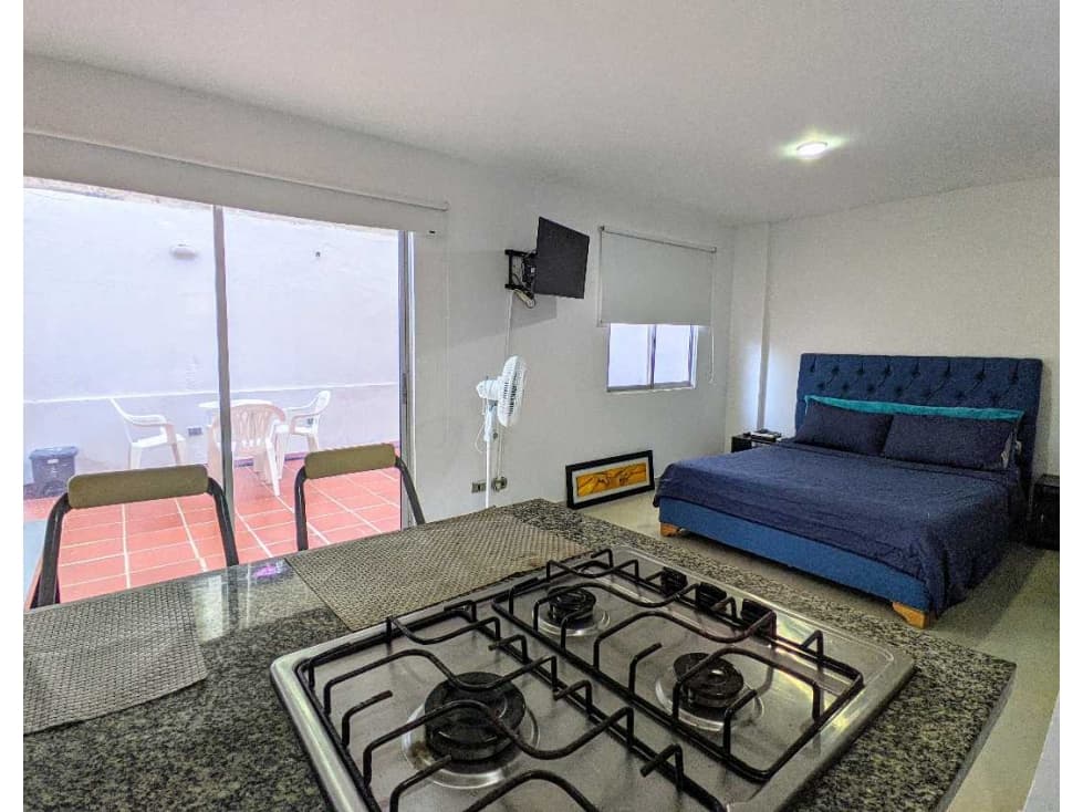 APARTAESTUDIO AMOBLADO TIPO LOFT, VILLA SANTOS - 1