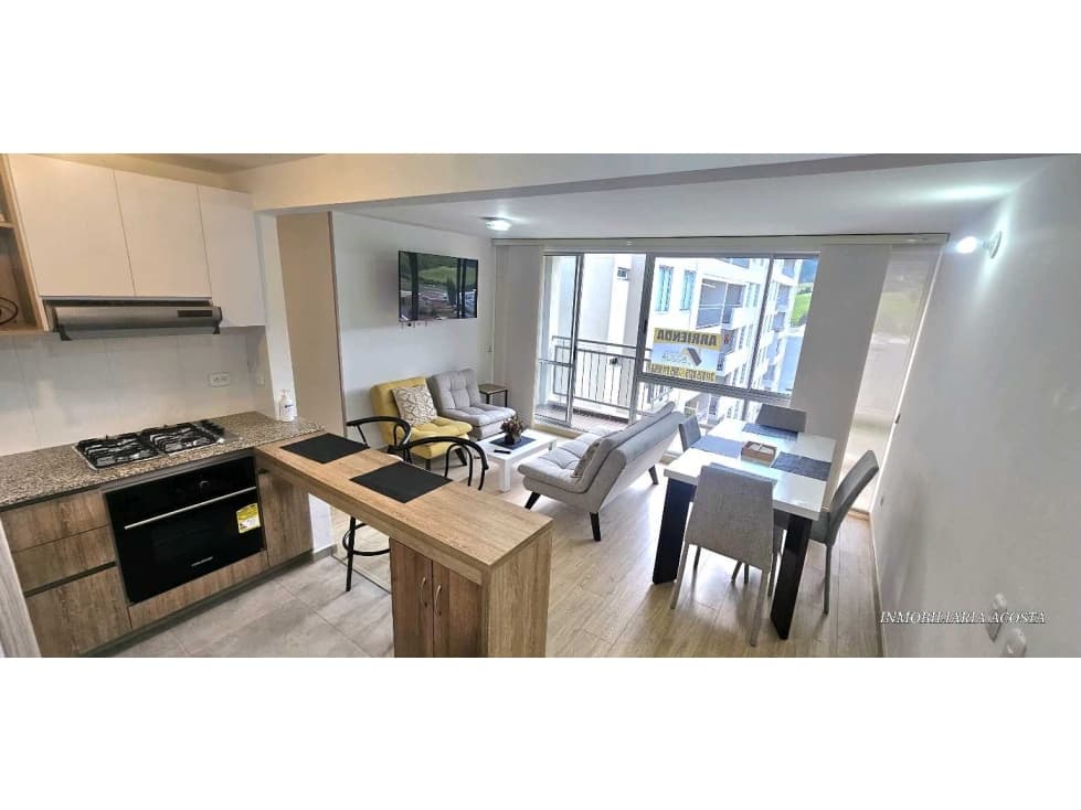 APARTAMENTO AMOBLADO EN ARRIENDO, CONJUNTO MITIKA ZIPAQUIRA - 1