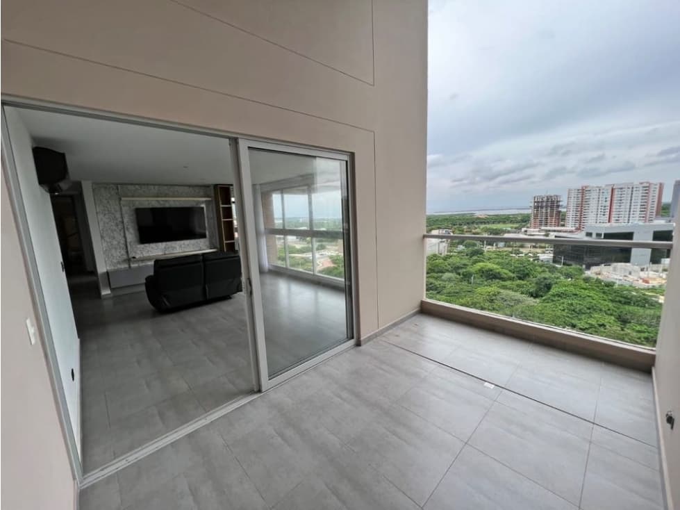 Apartamento con hermosa vista en alquiler, sector Portal de genovés - 1