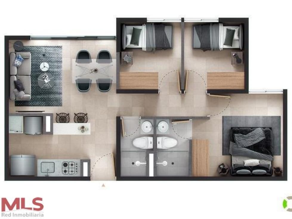 Apartamento para estrenar en Caldas(MLS#238464) - 1