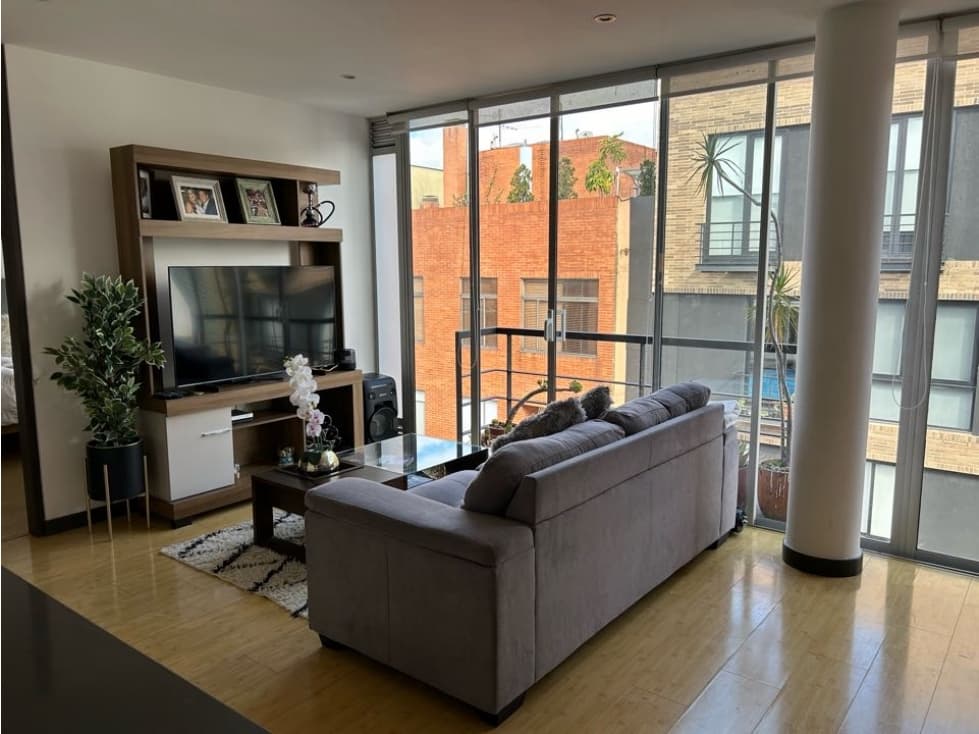 ARRIENDO APARTAMENTO AMOBLADO 1 ALCOBA. 2 BAÑOS. VIRREY. PISO 8 - 1