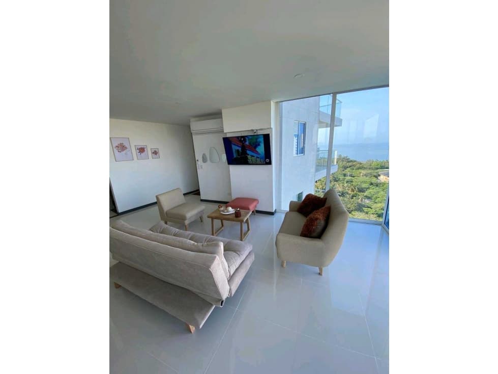 Arriendo apartamento en Santa Marta. Sector Pozos Colorado.CAPACIDAD 6 - 1
