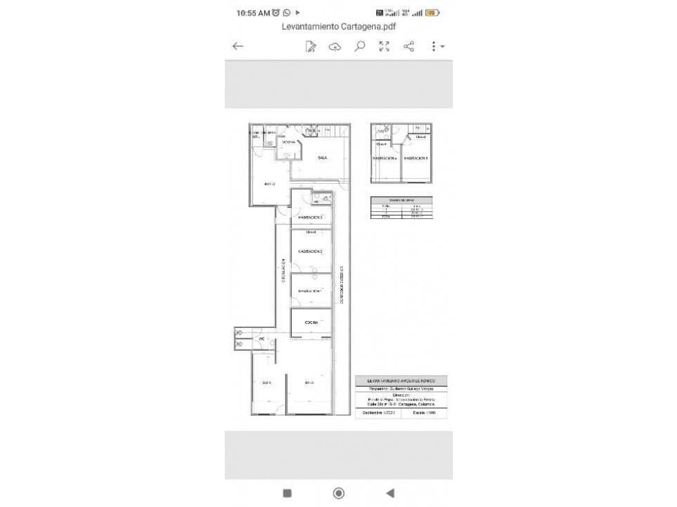 Arriendo casa cartagena pie de la popa - 1