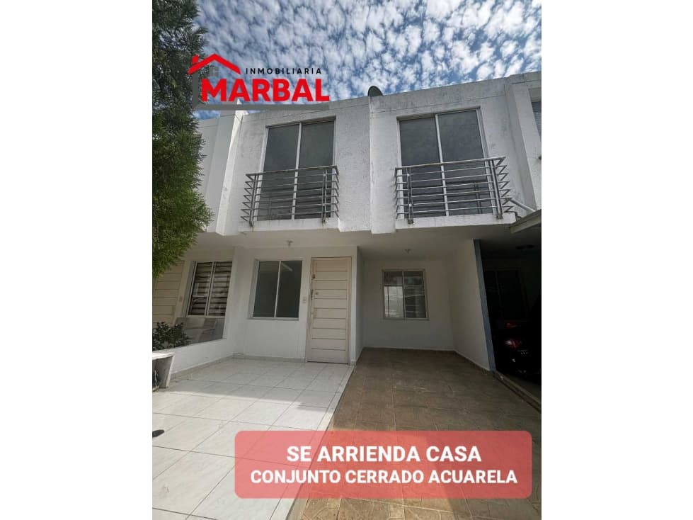 ARRIENDO CASA CONJUNTO CERRADO ACUARELA - 1