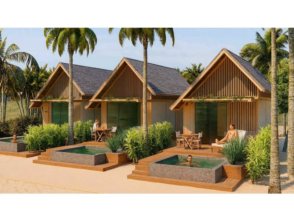 CABAÑAS EN VENTA FRENTE AL MAR - 1