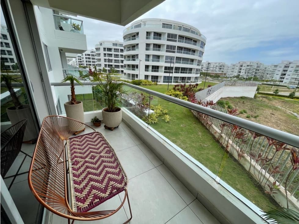 CARTAGENA RENTA APARTAMENTO AMOBLADO SERENA DEL MAR - 1