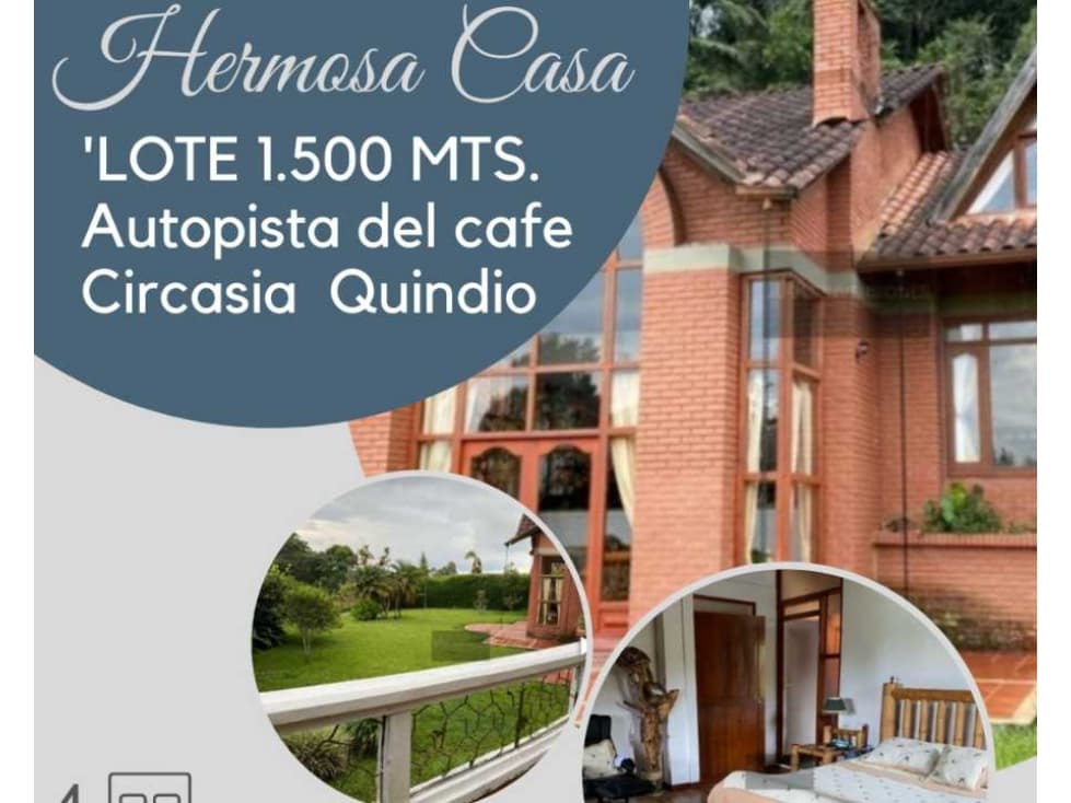 CASA CAMPESTRE EN CONJUNTO CERRADO AUTOPISTA DEL CAFE - 1