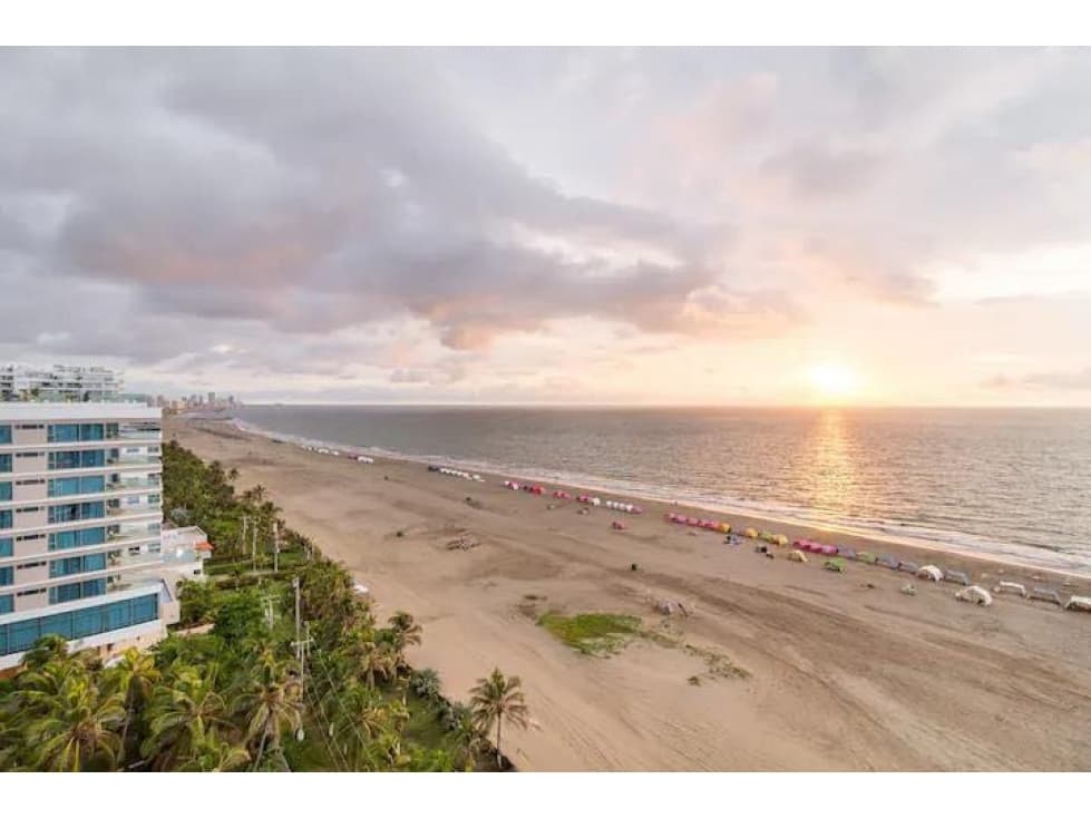 EN VENTA! apartamento TURÍSTICO con vista directa al mar!Morros ctg - 1